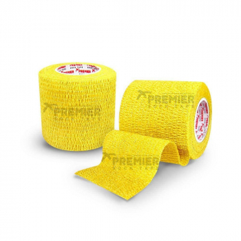 Premier Sock Tape Neon Yellow 5 cm Тейпы  для защиты  пальцев - 5 см х 4,5 м в рулоне