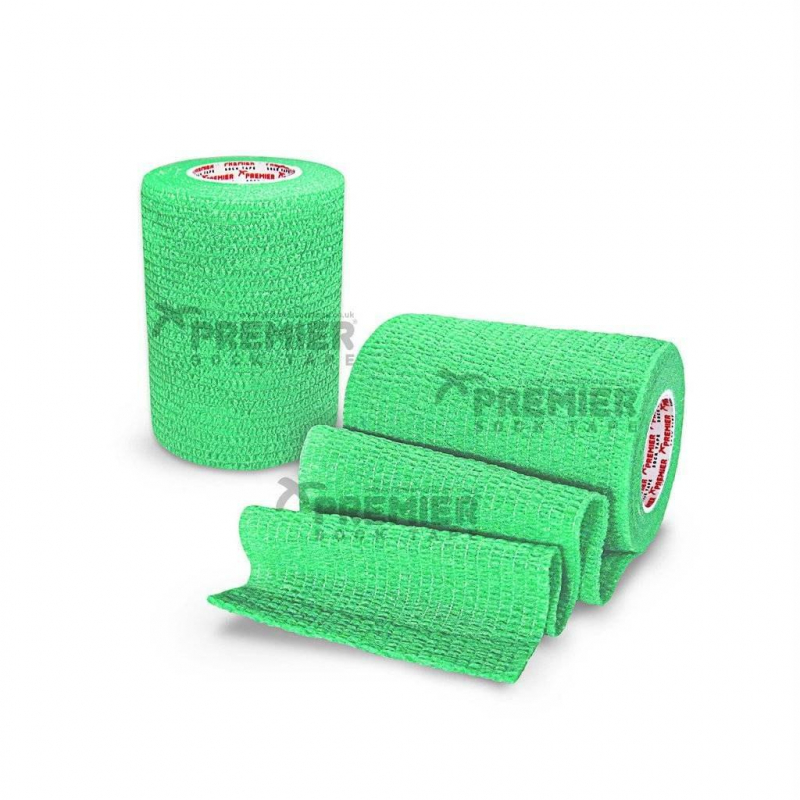 Premier Sock Tape Lime Green  7.5 cm Тейпы  для защиты  запястья - 7,5 см х 4,5 м в рулоне